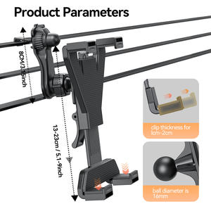 Có thể điều chỉnh 7 ~ 10.9 inch <span class=keywords><strong>Tablet</strong></span> chủ núi với Hút Bóng doanh thiết kế - Product Image 4