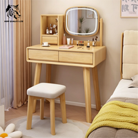 Commode à tiroirs en bois avec miroir, design le plus récent, fabriquée en Chine, à bas prix, personnalisable, grand stock disponible pour livraison immédiate, mobilier de chambre.