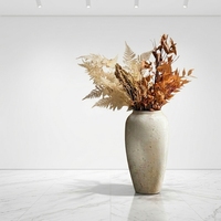 Vase de sol en fibre d'argile, grand, moderne et minimaliste, écologique, de haute qualité, pour la maison, le jardin et les centres commerciaux (vente en gros)