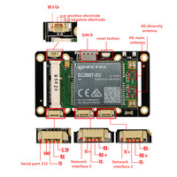 Module routeur WiFi 4G QCA9531 avec carte PCB OpenWRT, 512 Mo de RAM/128 Mo de Flash, double bande 2,4 GHz/4G, emplacement pour carte SIM - EC200AEU EU
