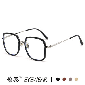 แว่นตา Yingtai TR90 ทรงสี่เหลี่ยมกรอบเต็ม ป้องกันแสงสีฟ้า สำหรับผู้หญิง เลนส์ Plano เลนส์ PC - Product Image 5