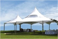 Tente de camping la plus grande au monde, en aluminium et PVC, tente de réception de mariage