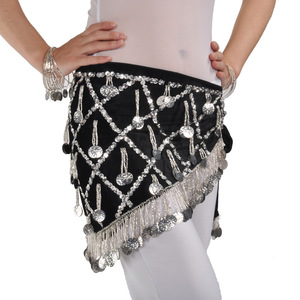 Dpw581 Cinturón <span class=keywords><strong>de</strong></span> monedas Danza del vientre Bufanda <span class=keywords><strong>de</strong></span> cadera Cinturón tribal Accesorio <span class=keywords><strong>de</strong></span> <span class=keywords><strong>disfraz</strong></span> <span class=keywords><strong>de</strong></span> <span class=keywords><strong>gitana</strong></span> <span class=keywords><strong>de</strong></span> Halloween - Product Image 5