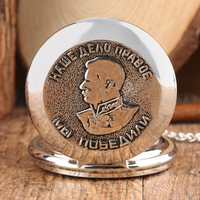 Montre de poche en argent antique avec chaîne, montre à quartz pour homme, souvenir, cadeau, pendentif steampunk