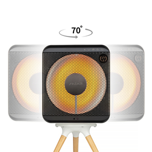 Calentador eléctrico de bajo consumo OEM/ODM (gris), diseño elegante de plástico, termostato ajustable, control remoto para un calentamiento rápido y seguro - Product Image 4