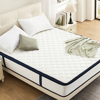 Matelas de maison avec sac indépendant Matelas composite éponge à rouleau de compression à ressort Convient pour la vente en gros dans les hôtels