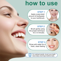 UUKKG Fabricant de dentifrice à l'aloe vera personnalisé, blanchissant, à la menthe, à base de plantes, anti-caries, pour usage domestique