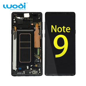 Nuovo originale LCD per Samsung <span class=keywords><strong>Note</strong></span> <span class=keywords><strong>9</strong></span> con telaio di piccole <span class=keywords><strong>dimensioni</strong></span> Touch screen digitalizzatore assemblaggio schermo di visualizzazione del telefono Farm - Product Image 1