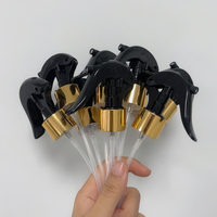 Pulvérisateur à gâchette robuste 24/410 noir, buse de remplacement universelle pour petits flacons en verre, kit de pulvérisation