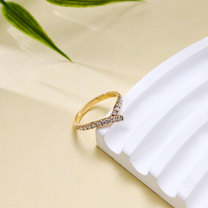 Anillo de Eternidad de Oro Sólido de 14K con Diamantes, Corte Brillante Redondo, Engaste Pavé, Joyería de Lujo, Anillo de Compromiso Minimalista para Mujer - Product Image 5