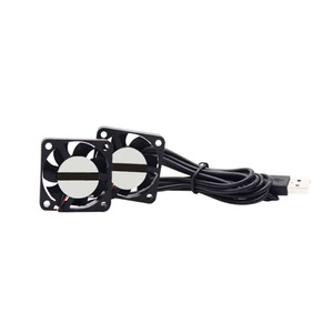 เจเควี นิว แอนด์ ออริจินัล ไซเลนท์ 4010 5V ทวินขนาน 1/2 แบบมีช่องเสียบ USB ความยาวหนึ่งเมตร พัดลมระบายความร้อนขนาด 4 ซม. - Product Image 1