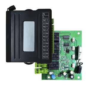 Interrupteurs à distance sans fil AC90-250V HCS301 à code roulant 4CH 433,92 MHz Télécommande RF pour portail, porte de garage - Product Image 2
