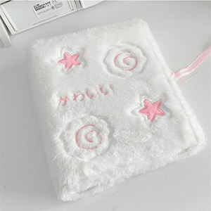V044 Personalizar Plush Photocard Binder Sleeves Book Cute Star Photocard Holder A5 Binder 6 Ring <span class=keywords><strong>Instax</strong></span> Cartoon Photocard Album - Product Image 4