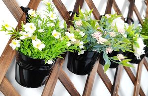 Yulin jiafu kim loại treo trồng cho ban công bên ngoài đường ray hàng rào với móc có thể tháo rời, chậu hoa bên ngoài cho sân vườn - Product Image 2