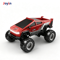 Mini camion RC 1:64 Rock Crawler RWD avec carrosserie en alliage, contrôle par application mobile 2.4G, éclairage LED, 3 vitesses, portée 30M, charge Type C