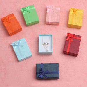 Factory Direct <strong>Rose</strong> Preserved Flower <strong>Jewelry</strong> <strong>Box</strong> with Custom logo for Necklace Ring Gift - Product Image 4