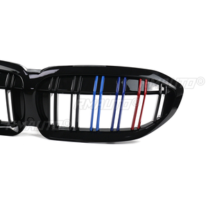 Parrilla Delantera para BMW Serie 3 G20 G21 2019-2022, Parrilla de Doble Listón Estilo M Performance, Accesorios para Auto M340i - Product Image 3