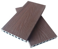 Dalles de terrasse en bois composite antidérapant moderne européen, co-extrusion WPC, plancher de terrasse