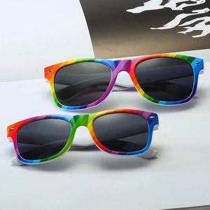 Nouvelles Lunettes de Soleil Carrées Colorées Tendance 2019 pour Enfants, Filles et Garçons – Style Parent-Enfant - Product Image 1