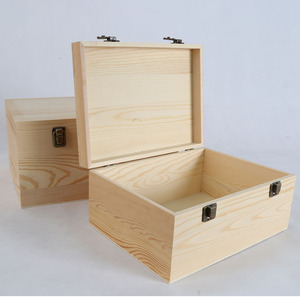 Scatola <span class=keywords><strong>Regalo</strong></span> in <span class=keywords><strong>Legno</strong></span> Artigianale con Coperchio Scorrevole in MDF Non Finito, Personalizzabile, per Conservazione <span class=keywords><strong>di</strong></span> Regali, Arti e Mestieri - Product Image 1