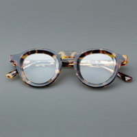 Offre Spéciale luxe Vintage petit cadre acétate lunettes Style japonais plaque optique pour hommes femmes Style japonais cadres cadres