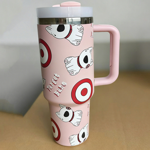 Borraccia Termica Stan da 40oz con Manico, Bottiglia d'Acqua in Acciaio Inox con Cannuccia, Tumbler Isolato per Esterni - Product Image 3