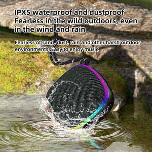 ลำโพงกันน้ำ IPX5 ลำโพงไร้สายพกพา ชาร์จผ่าน USB พร้อมวิทยุ FM - Product Image 2