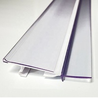 Porte-étiquettes pour la supermarché, en plastique Pvc, pour bandes de données, 1 pièce