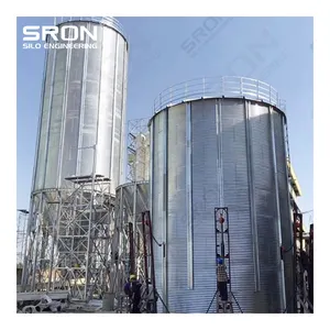 Silos de grano de acero para almacenamiento de arroz/maíz/sorgo, 1000T, 2000T, 3000T