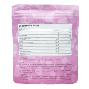 ויטמין e gummies עם קליפת l-ארגנין חלקלק שורש מאקה מרכיבים טבעיים - Product Image 4