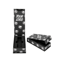 Boîte cadeau magnétique personnalisée en carton, emballage de luxe pour cartouche épaisse de 1 ml, boîte cadeau rigide haut de gamme