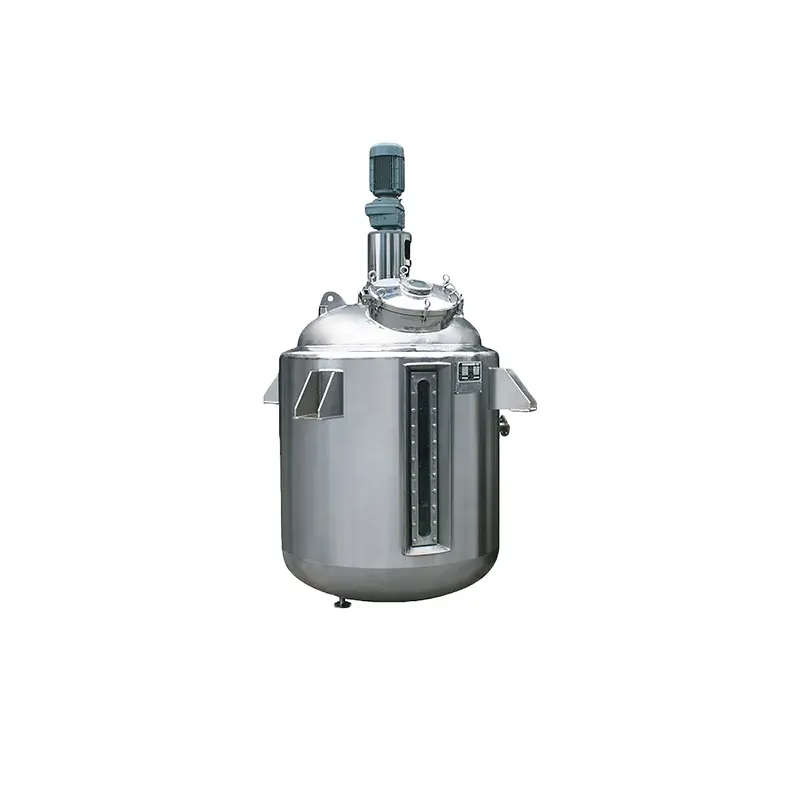 Industrial Mixing Tanks SS 304 316 Food Chemical Industry Steam Blending Mixing Tank With Agitator