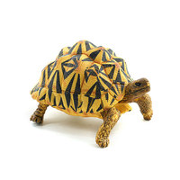 Modèle de tortue reptile en PVC massif, simulation d'assemblage, best-seller transfrontalier, ornements pour aquarium, tortue étoile indienne, aménagement paysager