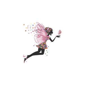 สติกเกอร์ติดผนังเรืองแสงรูปเจ้าหญิงผีเสื้อเทพนิยายคุณภาพสูงสติกเกอร์เรืองแสงในที่มืดสำหรับตกแต่งบ้าน - Product Image 6