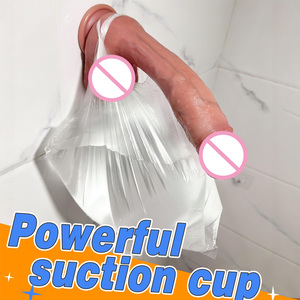 Dildo Realistico Curvo da <span class=keywords><strong>10</strong></span> Pollici XXL, Dildo in Silicone Spesso e Grande con Pelle Realistica, Giocattolo Sessuale Morbido per Punto G, Senza Mani, per Uomini e Donne - Product Image 5