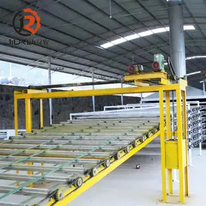 中国新技術全自動PLCベアリング装飾天井石膏壁パネル石膏ボード生産ライン - Product Image 2