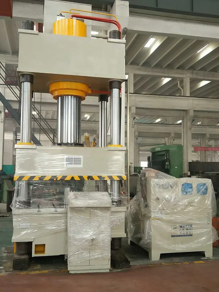 Hacer ollas y sartenes conjunto Vertical máquina de prensa hidráulica, 400 toneladas