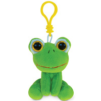 Uyeah Usine OEM/ODM Faible MOQ Personnalisé Porte-clés en peluche, pendentifs, jouets en peluche grenouille verte avec design personnalisé
