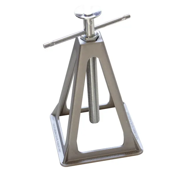 Aluminum Die Casting Jack Stand ADC12 used for elevating the camper trailer with 4pcs shot blasting car Lifting Jack