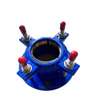 Raccord de tuyauterie réglable en fonte ductile à double bride, détachable, pour systèmes de conduites d'eau