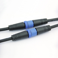 Câble de connecteur mâle-femelle étanche DTEAM 2 broches IP67, prise industrielle aviation AC/DC, cordon d'alimentation LED pour automobile