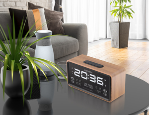 Prêt à expédier W20B DAB/DAB + FM <span class=keywords><strong>Radio</strong></span>-réveil numérique avec grand écran/BT, <span class=keywords><strong>beau</strong></span> design pour chambre cuisine bureau - Product Image 3