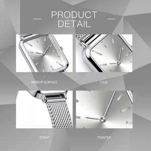 <span class=keywords><strong>Reloj</strong></span> de cuarzo minimalista moderno para Mujer | Logotipo personalizado, venta al por mayor de bajo costo para el mercado europeo y estadounidense - Product Image 3