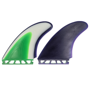 ชุดครีบหางกระดานโต้คลื่นไฟเบอร์กลาส UPSURF MR Tricolor - Product Image 3
