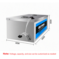 48V 100Ah 200Ah Lithium Ion Battery Pack Electric Motorcycle Tricycle Deep Cycle Built in BMS OEM Custom Factory Golf Cart RV