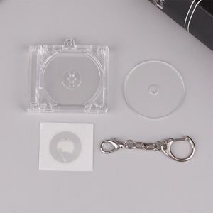 <span class=keywords><strong>Llaveros</strong></span> al por mayor: Mini llavero de CD, llavero de <span class=keywords><strong>acrílico</strong></span> NFC, mini dijes de diseño para bolso, llavero con forma de estuche de CD, llavero de CD <span class=keywords><strong>en</strong></span> blanco DIY, recuerdo único - Product Image 4