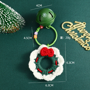 Christmas Doll Ornament Keychain Accessory Gift for Craft Lovers Sewing & Weaving Toys - Product Image 5