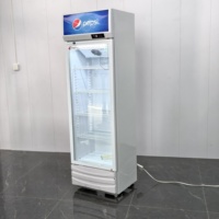 Réfrigérateur de vitrine commercial sur mesure de 500 L, réfrigérateur à bière, porte en verre, refroidisseur de boissons énergisantes