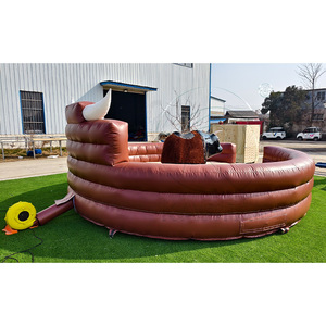 <span class=keywords><strong>Toro</strong></span> Mecánico Inflable para Juegos Interactivos Deportivos al Aire Libre, Máquina de <span class=keywords><strong>Toro</strong></span> Mecánico Eléctrico para Adultos con Soplador - Product Image 2