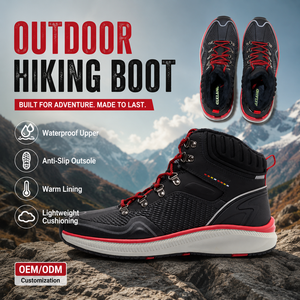 Nouvelles Bottes d'Extérieur Imperméables Respirantes pour la Randonnée, Chaussures de Trekking Montantes Antidérapantes avec Absorption des Chocs pour l'Aventure - Product Image 2